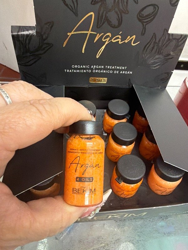 Producto - Ampolla para tratamiento organico de argan oils