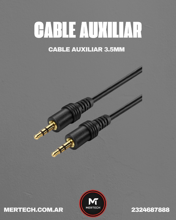 Producto - Cable Miniplug - AUXILIAR