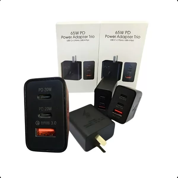Producto - Cabezal SAM triple entrada de 65w negro