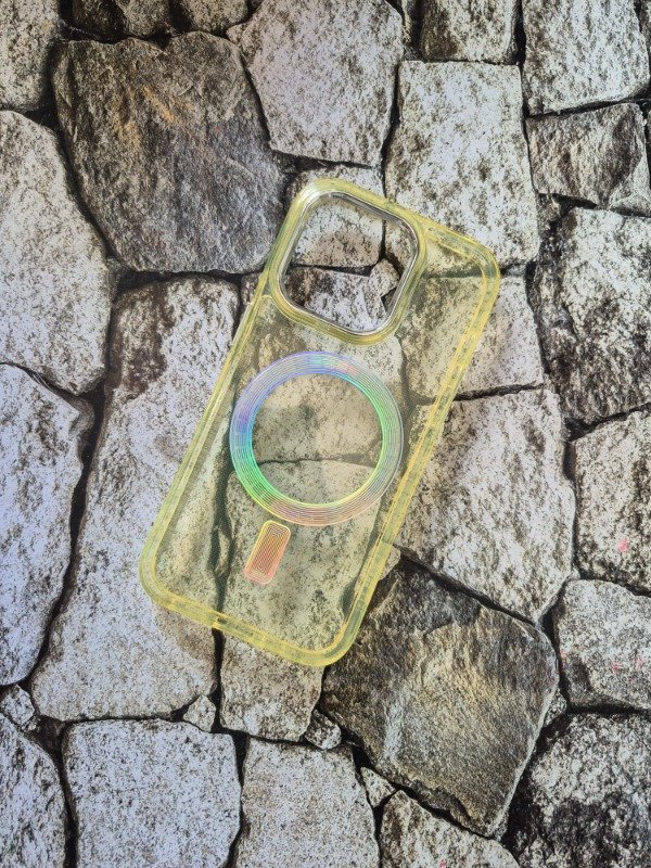 Producto - Funda tpu flexible magsafe color Iphone 14 Pro amarilla