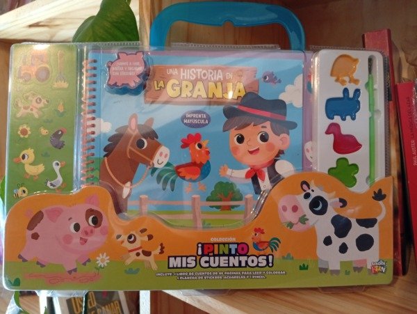 Producto - Valijita para pintar. La granja