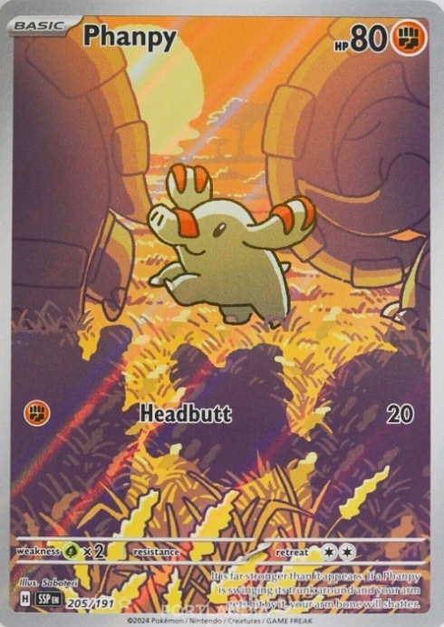 Producto - Phanpy - 205/191 - Surging Sparks - Holo