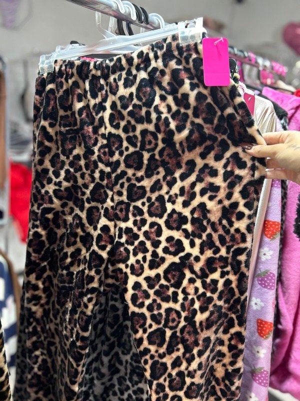 Producto - Pant polar print marron talle 2
