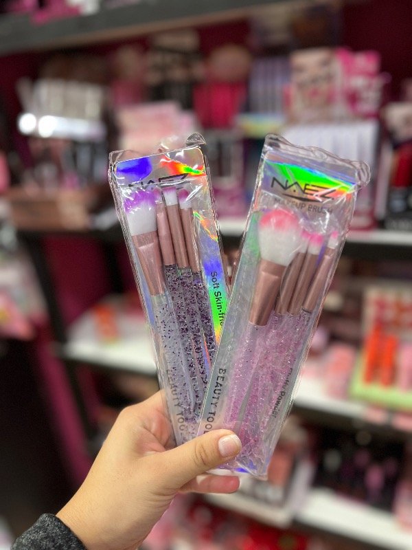 Producto - Set de brochas sirena glitter x4 naez