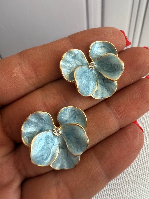 Producto - Aros Mariposa Celeste 253-arob4131or