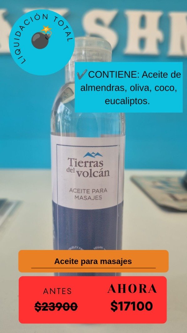 Producto - Aceite para masajes