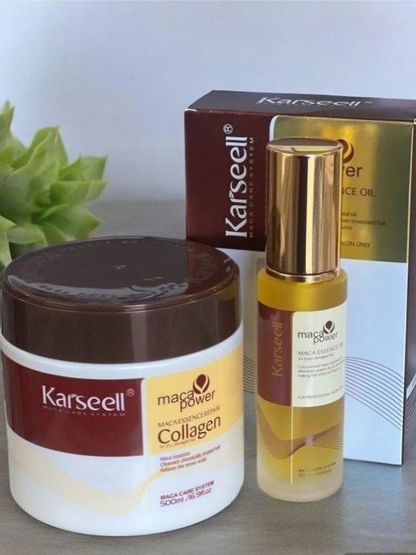 Producto - SET KARSEELL ORIGINAL ACEITE COLÁGENO Y MASCARILLA 2311