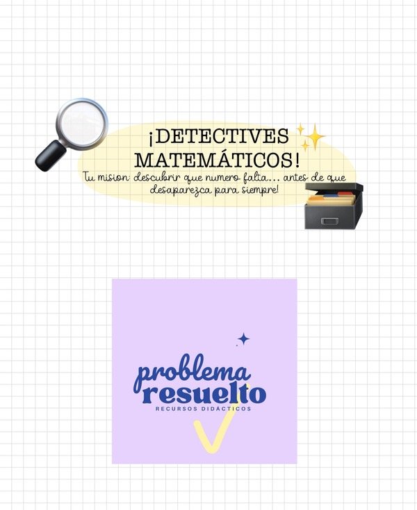 Producto - DETECTIVES MATEMÁTICOS