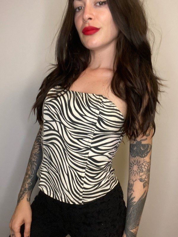 Producto - Corset Cebra