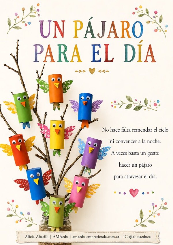 Producto - Poesía UN PÁJARO PARA EL DÍA (Material Gratuito)