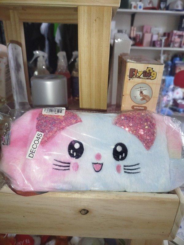 Producto - cartuchera de gatito peluche