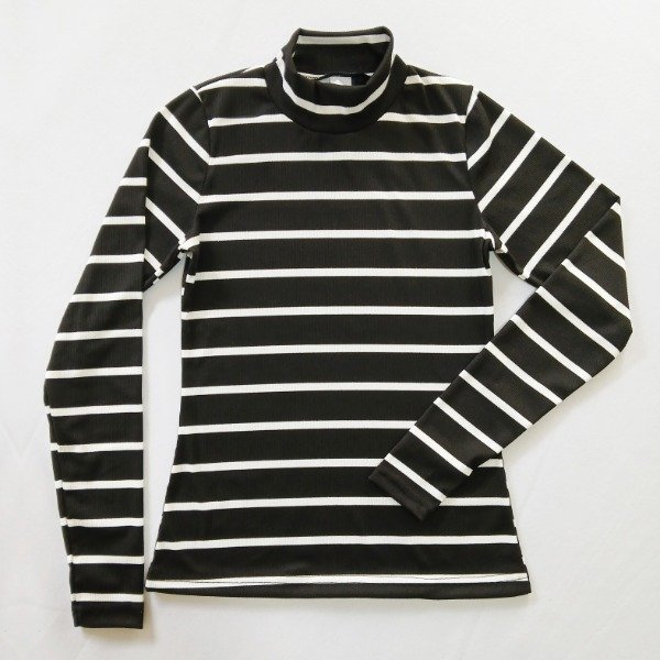 Producto - Polera Rayado B/N