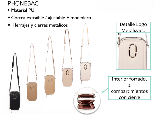 Producto - PHONE BAG DE PU LA CHAPELLE 7185