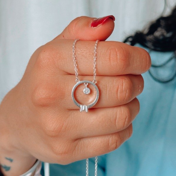 Producto - Conjunto Choker Karina Plata 925