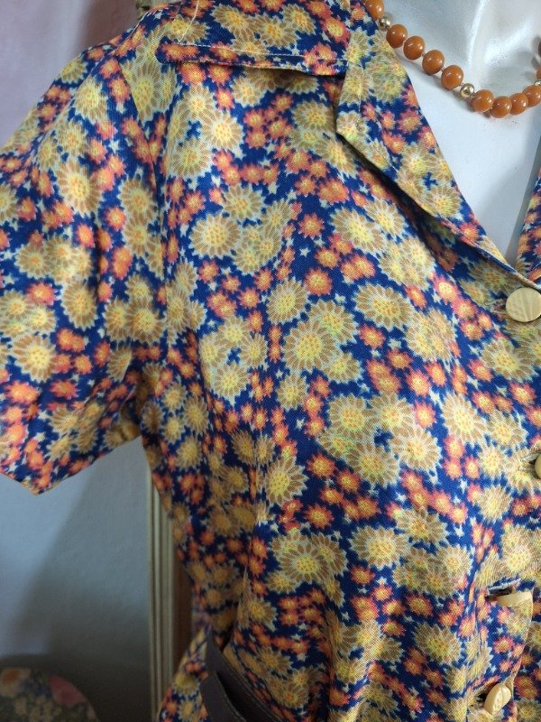 Producto - Vestido Vintage Camisero Estampado - 5