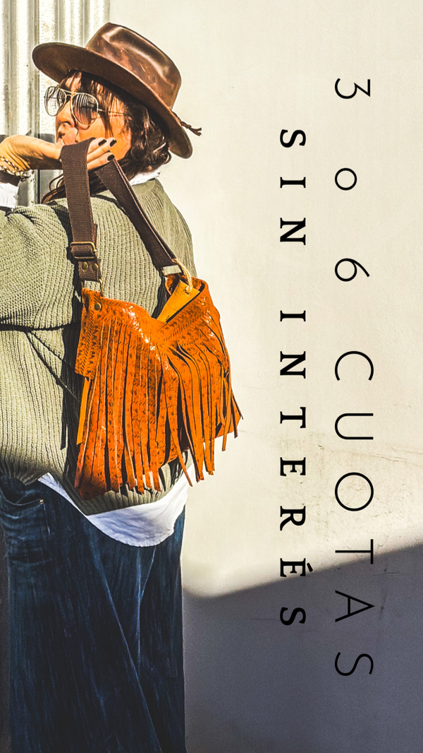 Producto - Cartera Suela Flecos