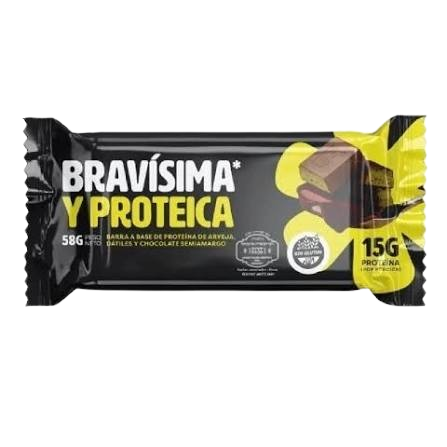 Producto - Barra proteica con cacao y datiles BRAVA