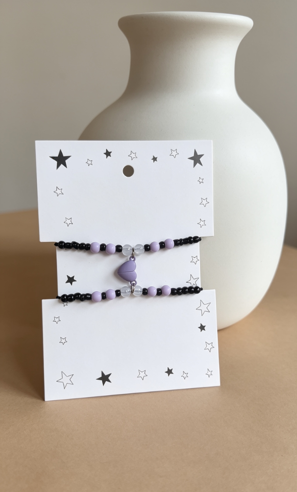 Producto - Pulseras compartidas con imán corazón