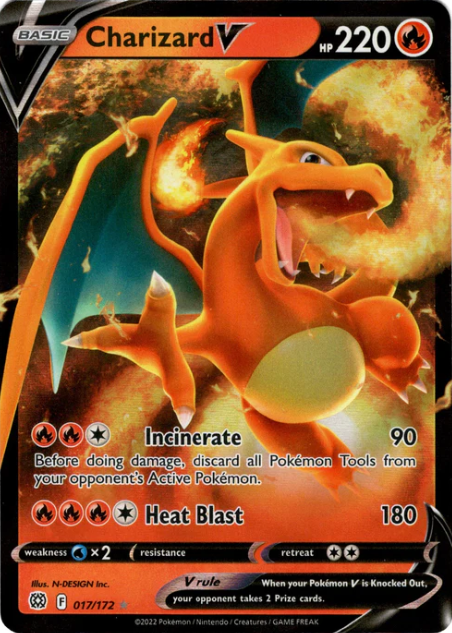 Producto - Charizard V - 017/172 - Brilliant Stars - Holo
