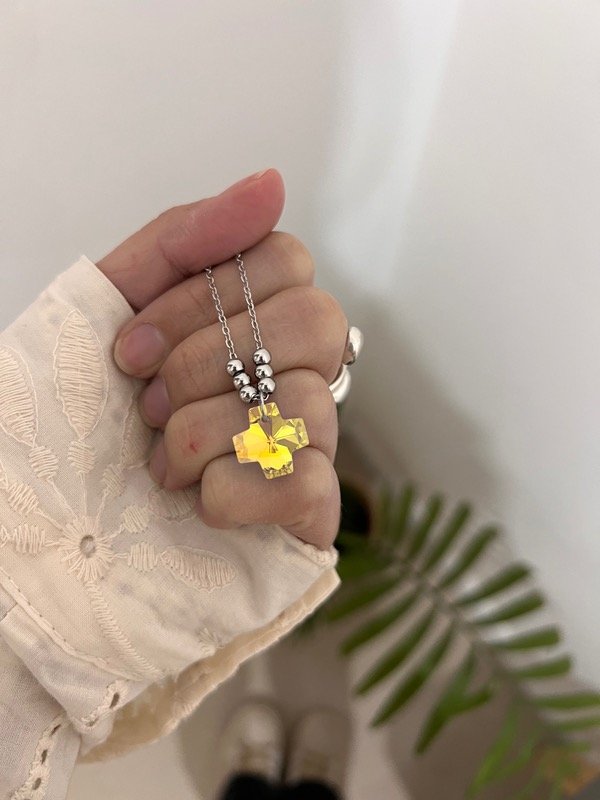 Producto - Collar cristal cruz