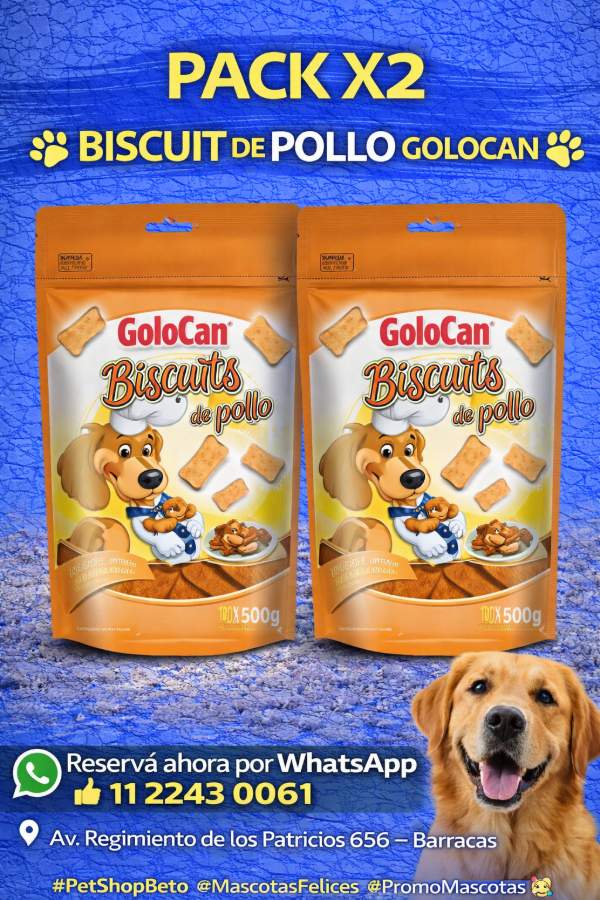 Producto - GoloCan Biscuits de Pollo Horneados