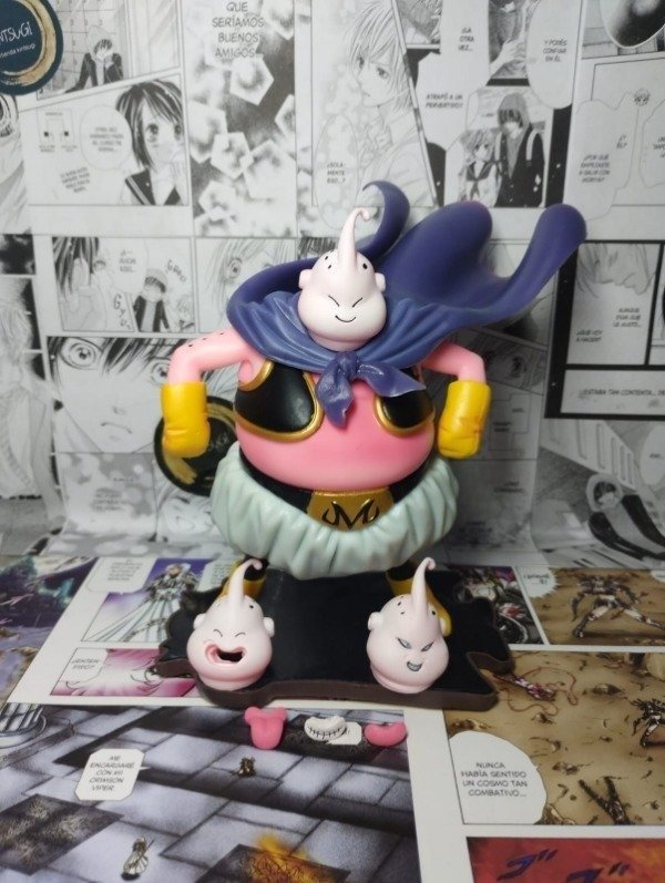 Producto - Figura Majin Buu Intercambio  cabezas y accesorios - Dragon Ball (15cm)