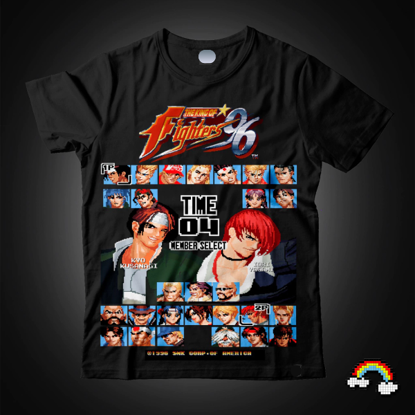 Remera de adultos manga corta King of Fighter 96 T.L
