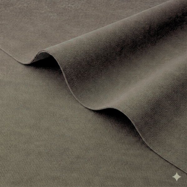 Producto - Pana Panne Gris Oscuro