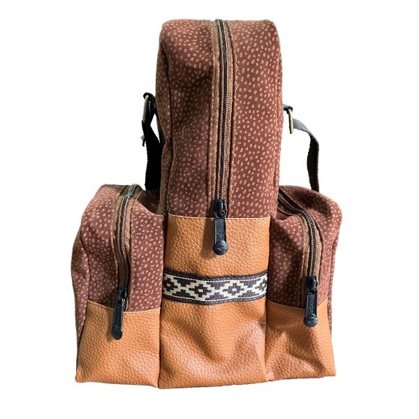 Producto - Art 814 Bolso porta termo simil carpincho, con bolsillos laterales