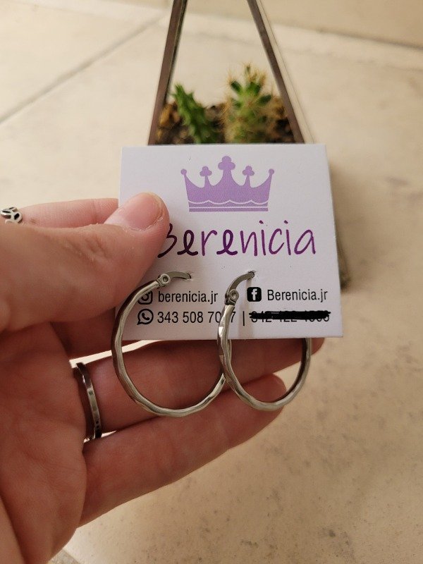 Producto - Argollitas simple con diseño