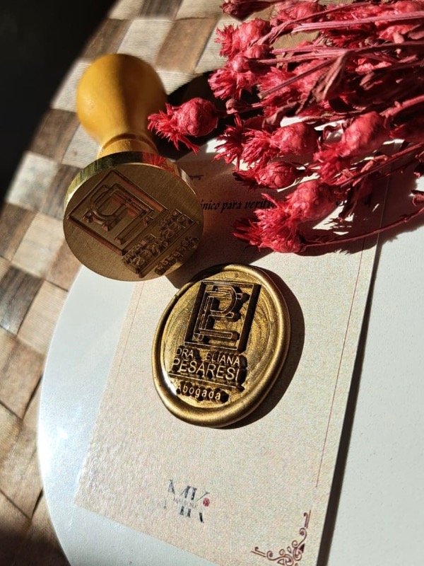 Producto - Sello de bronce personalizado individual - 13