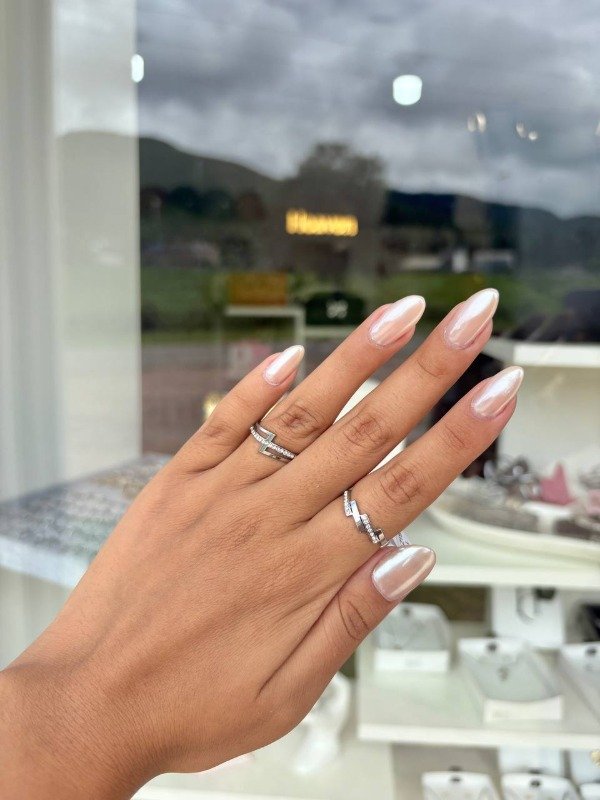 Producto - Anillo strass acero plateada