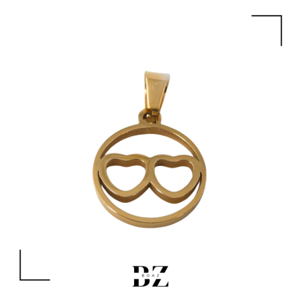 Producto - DIJES DE ACERO DORADO VARIOS MOD.X PCS - 1486-37