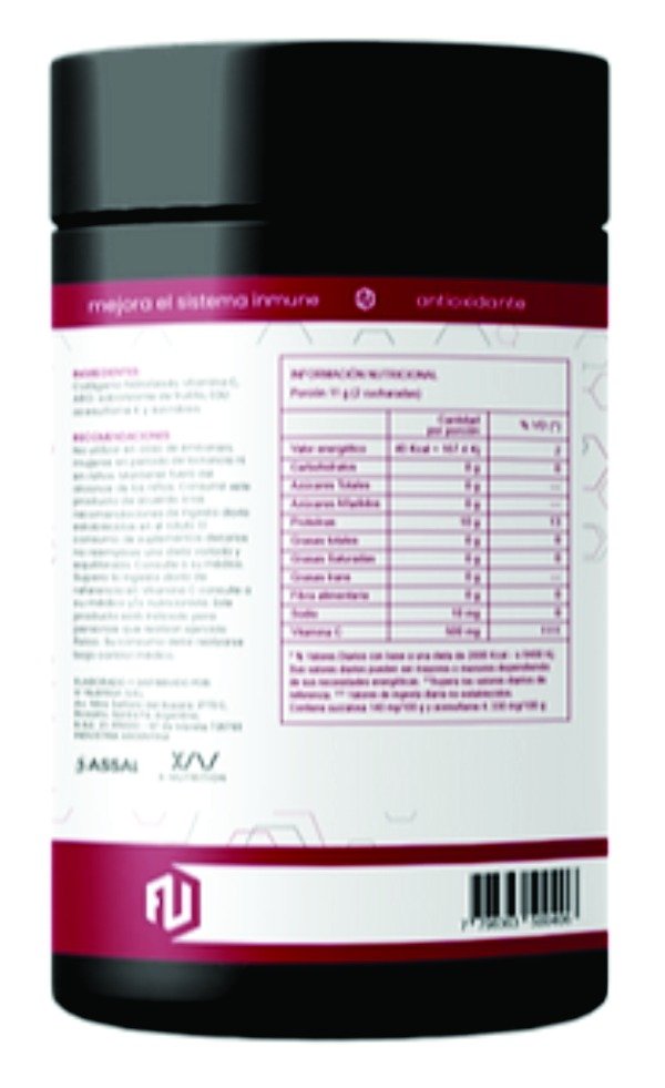 Producto - Optimus Colageno con Vitamina C One Fit Frutilla - 1