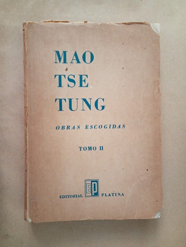 Producto - Obras escogidas Tomo II - Mao Tse Tung - Platina 1959