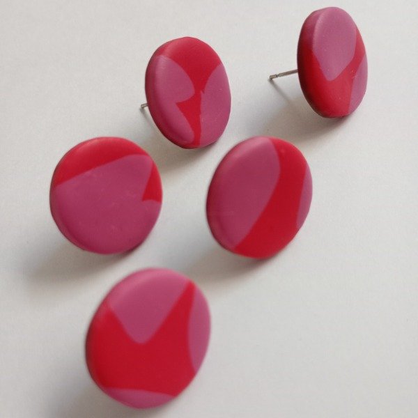 Producto - Botones en rosa y rojo