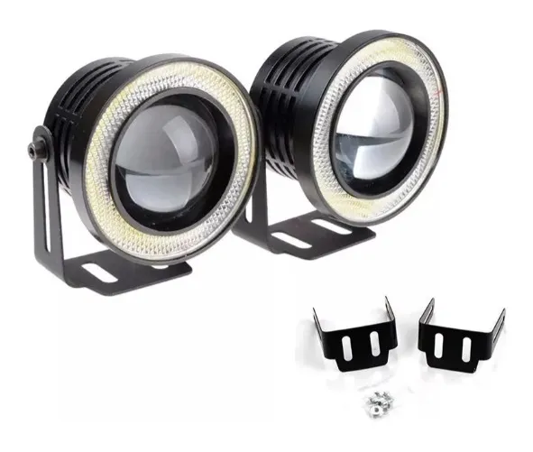 Producto - JGO FARO LED REDONDO 10W 1 LED CON OJO DE ANGEL EMPOTRAR 3 PULG IAL-10RANG