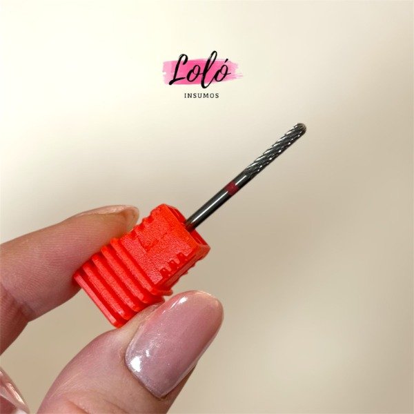 Producto - Fresa de Carburo Fina Roja - Genérica