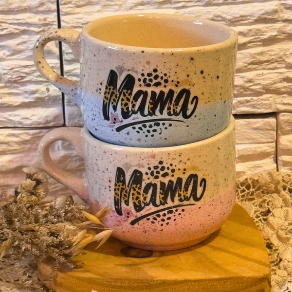 Producto - Tazones ni color mamá animal print