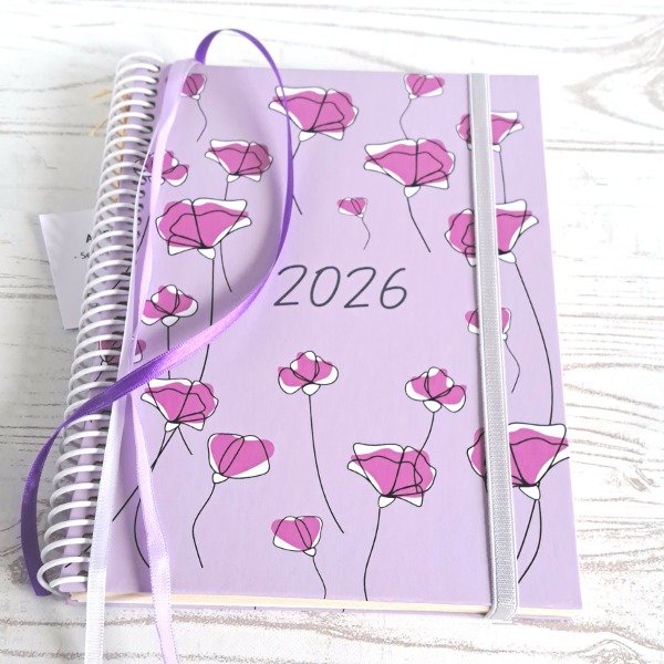 Producto - Agenda 2026 Primavera violeta
