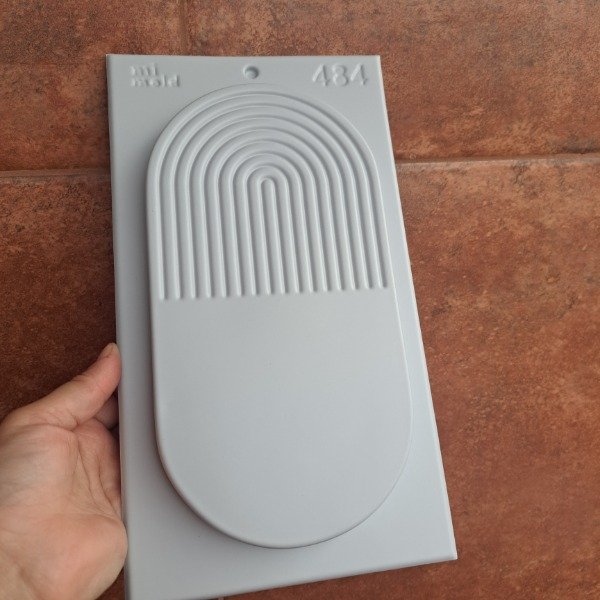 Producto - Placa oval grande 24x12x2cm 484