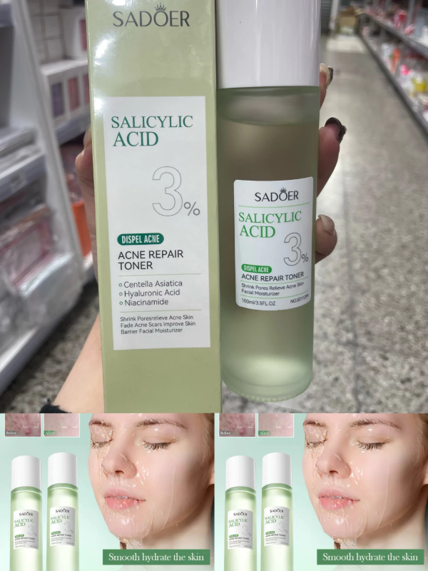 Producto - Tónico piel grasa y acné con ácido salicílico Sadoer