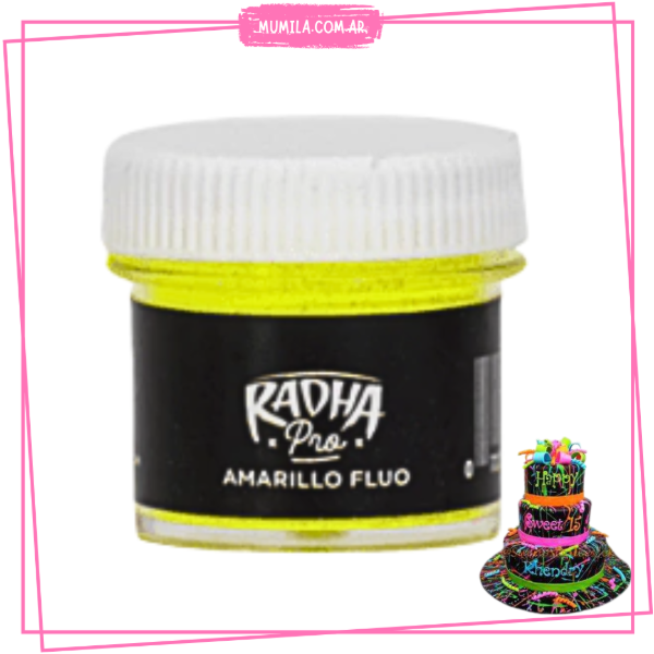 Producto - Colorante Fluo Radha Amarillo