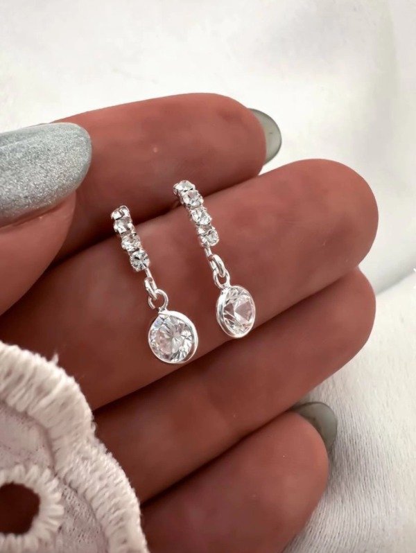 Producto - Aros Barrita Zircon