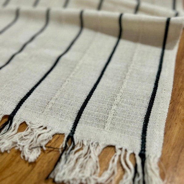 Producto - CAMINO CRUDO RAYAS NEGRAS