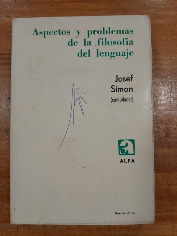 Producto - Aspectos y problemas de la filosofia del leguaje - Josef Simon