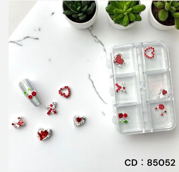 Producto - Dijes rojos x6