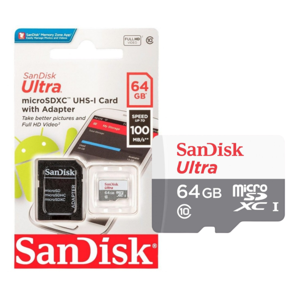 Producto - MEMORIA MICRO 64GB SANDISK