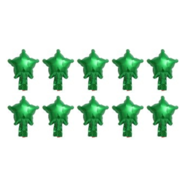 Producto - Globo mini estrella 5" color verde x10un