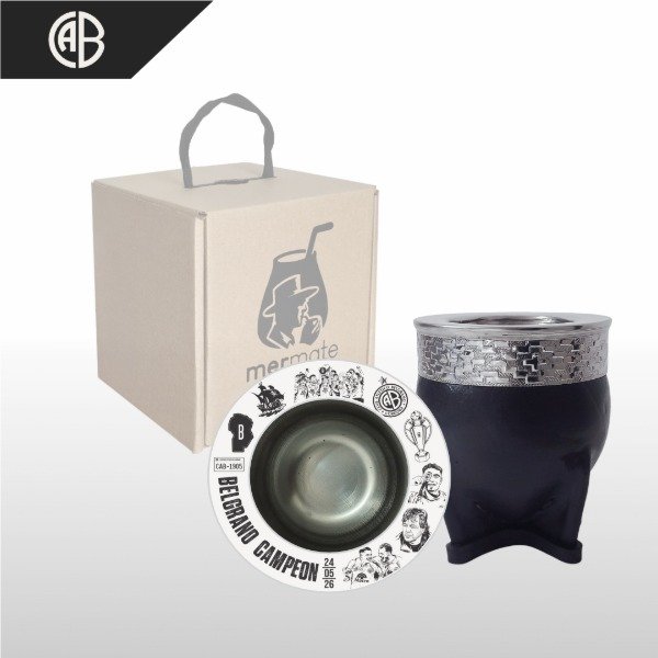 Producto - MATE CON GRABADO PERSONALIZADO EXCLUSIVO BELGRANO CAMPEÓN - 6